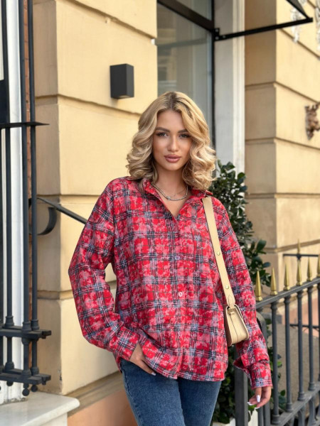 Сорочка клітинка фланель варка 