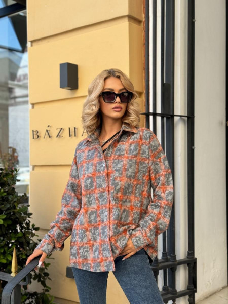 Сорочка клітинка фланель варка 