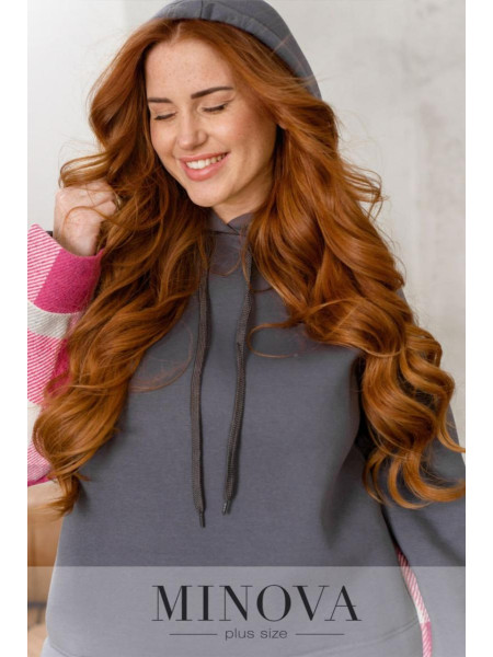 Спортивний костюм на флісі втавки клітинки 