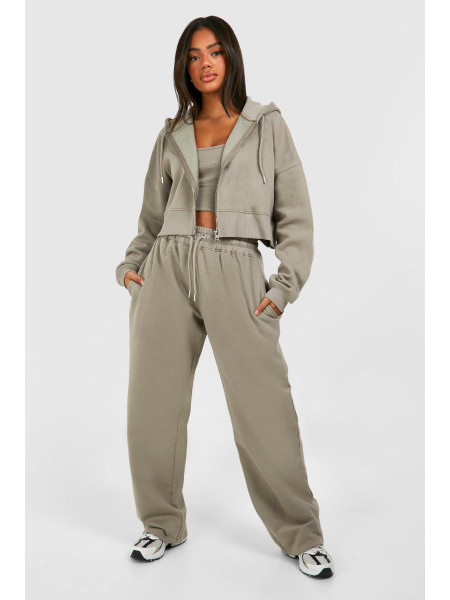 Спортивний костюм із 3 предметів і капюшоном із глибоким подолом