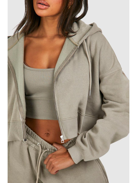 Спортивний костюм із 3 предметів і капюшоном із глибоким подолом