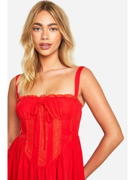 Мереживна корсетна сукня