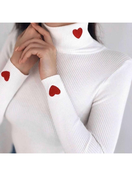 Водолазка сердечко 