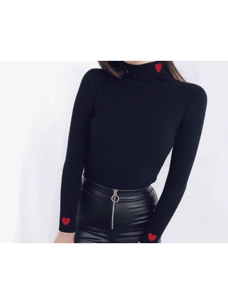 Водолазка сердечко 