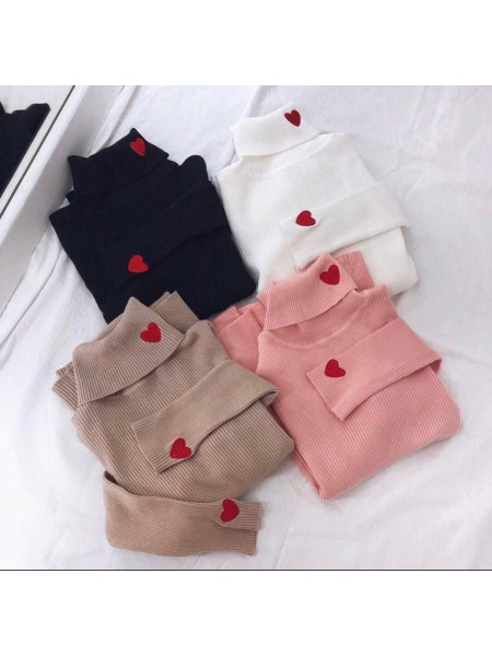 Водолазка сердечко 