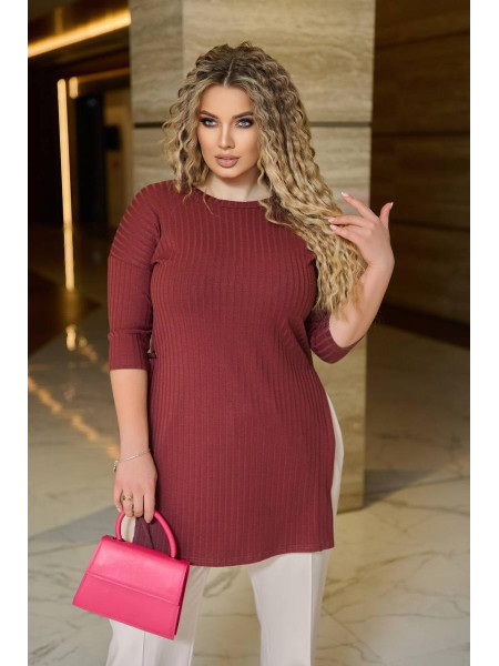 Туніка з бічними розрізами 