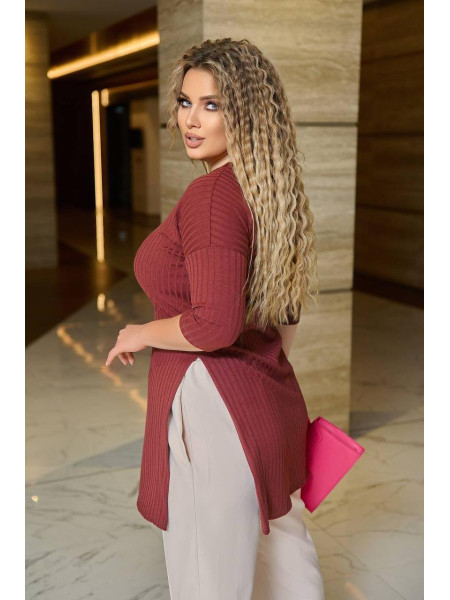 Туніка з бічними розрізами 