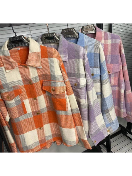 Сорочка кашемірова в клітинку 