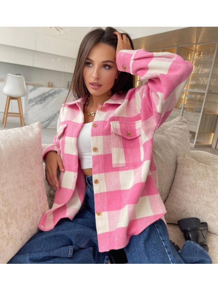 Сорочка кашемірова в клітинку 