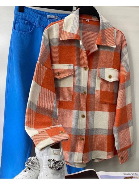 Сорочка кашемірова в клітинку 