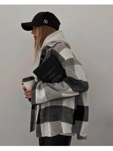 Сорочка кашемірова в клітинку 