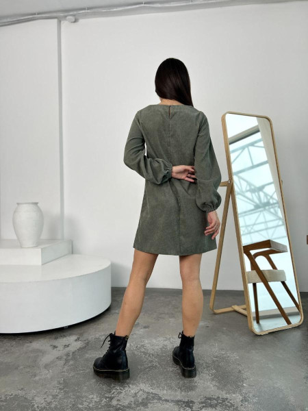 Вельветова сукня 