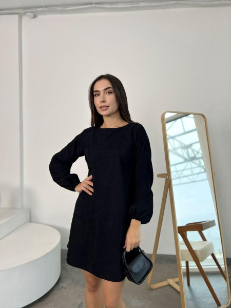 Вельветова сукня 