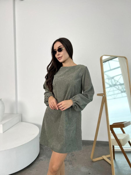 Вельветова сукня 