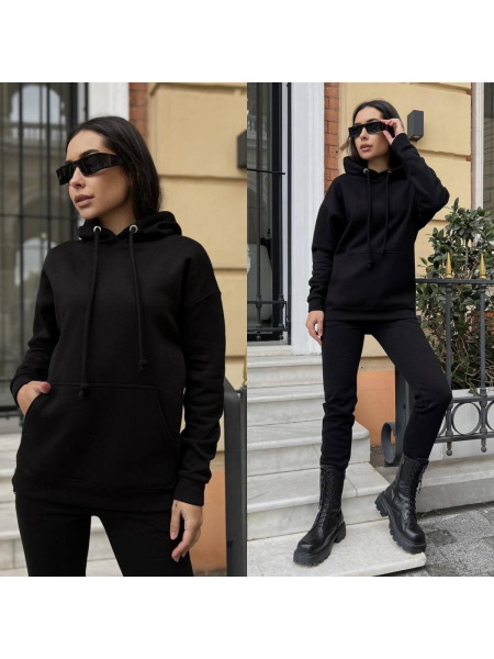 Спортивний якісний костюм із змійками на флісі 