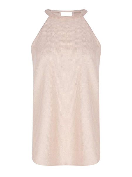 Голий високий топ на бретелях з високим вирізом