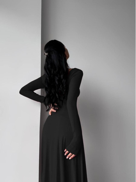 Сукня міді з розрізом віскоза 