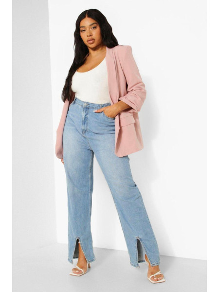 Піджак із еластичними тканими рукавами та рюшами