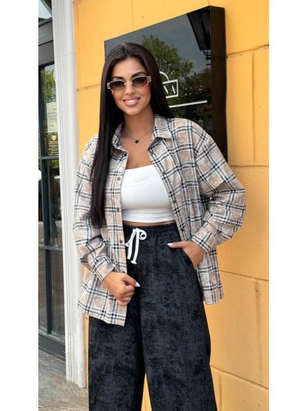 Сорочка в клітинку фланель варенка 