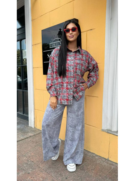 Сорочка в клітинку фланель варенка 