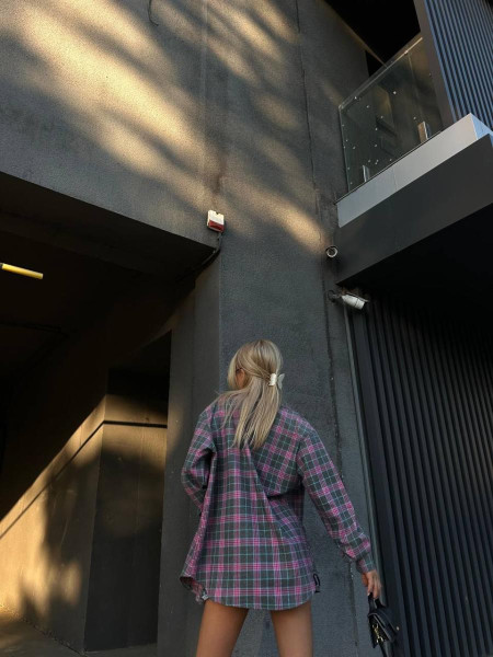 Фланелева сорочка у клітинку 