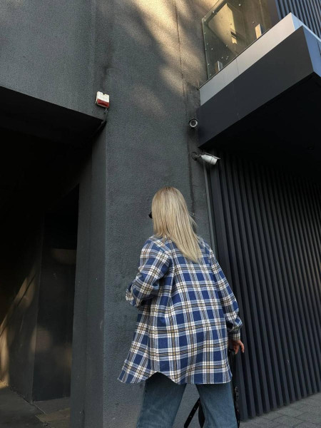 Фланелева сорочка у клітинку 