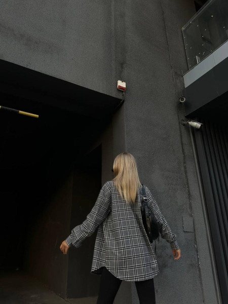 Фланелева сорочка у клітинку 