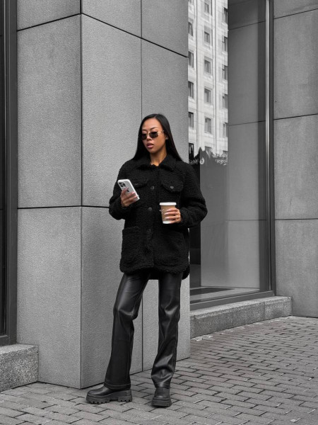 Тепла сорочка хутро баранчик 