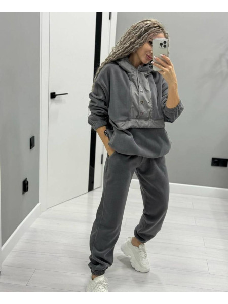 Флісовий костюм з плащівкою 