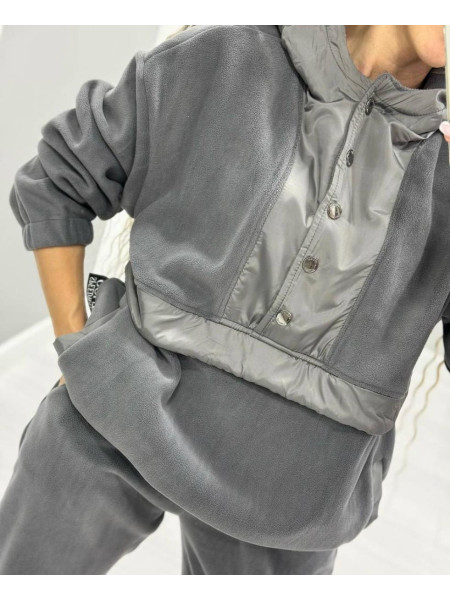 Флісовий костюм з плащівкою 