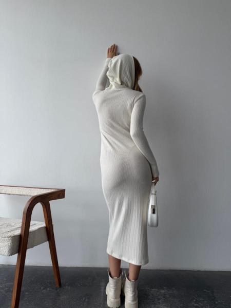 Плаття вязка капюшон 