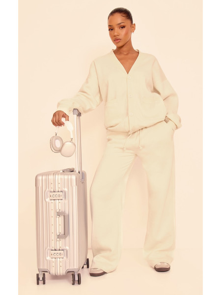 Кремові широкі джоггери на шнурках