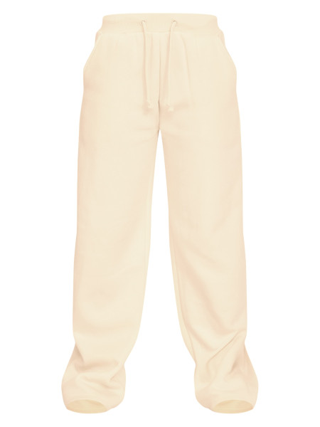 Кремові широкі джоггери на шнурках