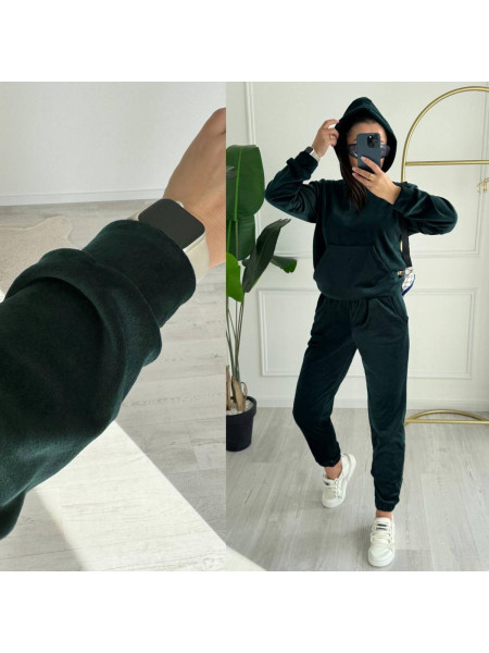 Велюровий костюм на хутрі 20/26