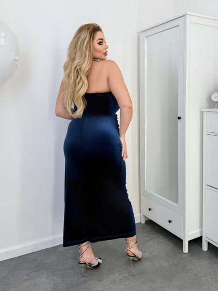 Оксамитова сукня бюстьє 