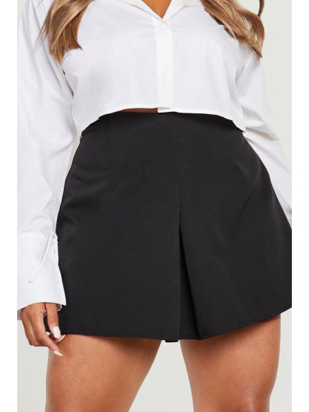 Плюс ткана плісирована шорта