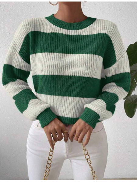 Смугастий светр 