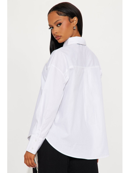 Повернення в офіс: Сорочка з попліну з краваткою