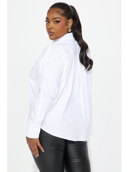 Повернення в офіс: Сорочка з попліну з краваткою