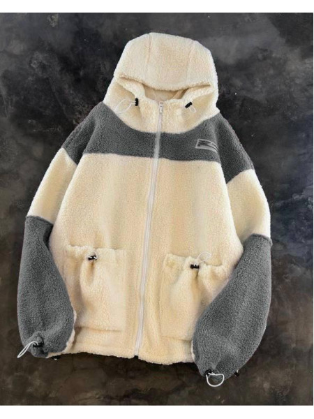 Теплий худі Тедді з карманами 