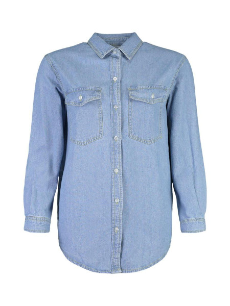 Велика джинсова сорочка Bleach Wash
