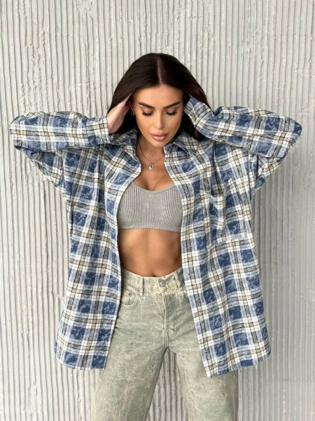 Сорочка варена клітинка унісекс 