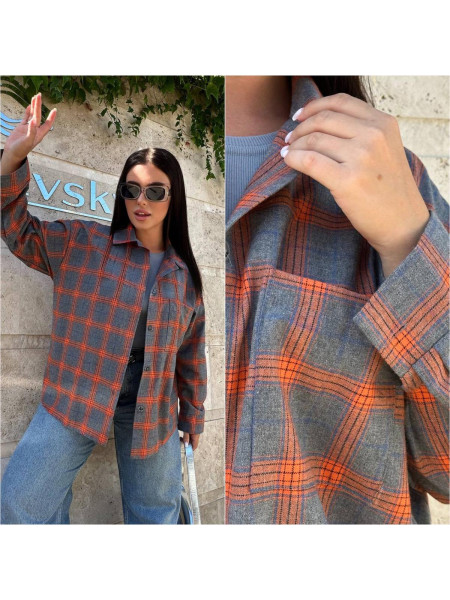 Сорочка фланель клітинка 