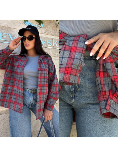 Сорочка фланель клітинка 