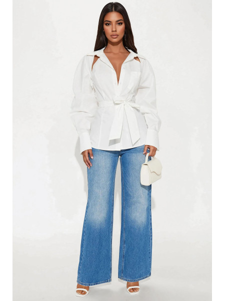 Запам'ятай мене: Сорочка з вирізами з попліну