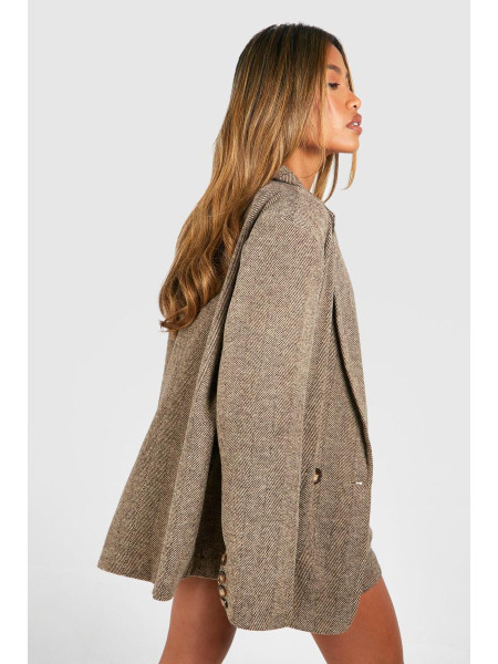 Блейзер вільного крою в тон ялинки