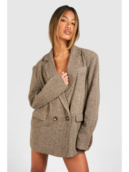 Блейзер вільного крою в тон ялинки