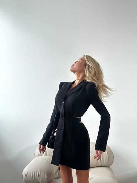 Костюм рубчик на флісі кльош корсет 