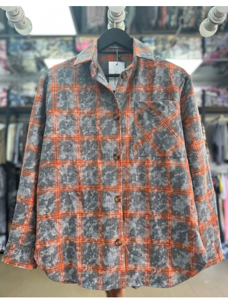 Сорочка клітинка фланель варьонка 