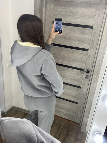 Спортивний костюм кофта на хутрі 